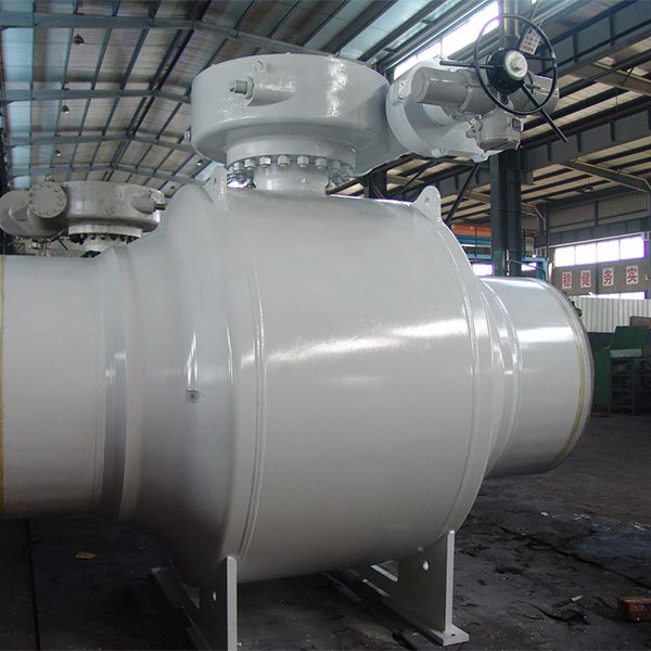 Fully welded ball valve